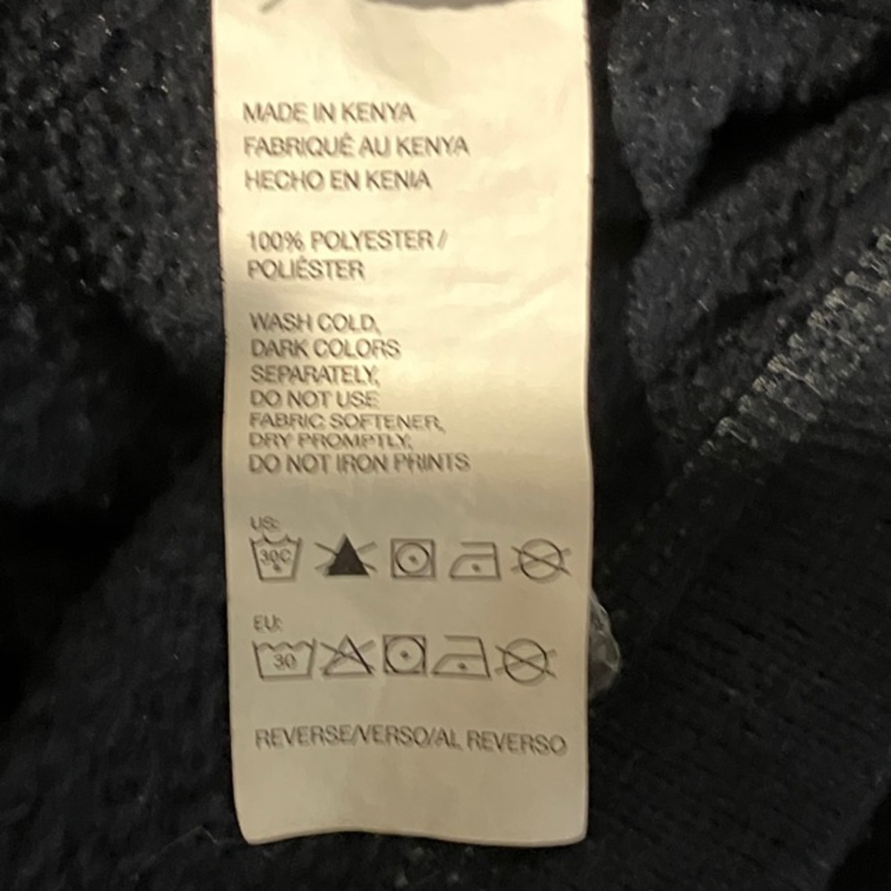 G.H. Bass & Co. Men's Navy Zip-Up Sweater - Picture 5 of 6